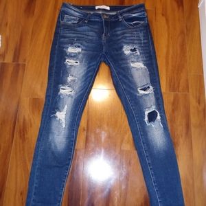 KanCan Buckle Exclusive Distressed Jeans